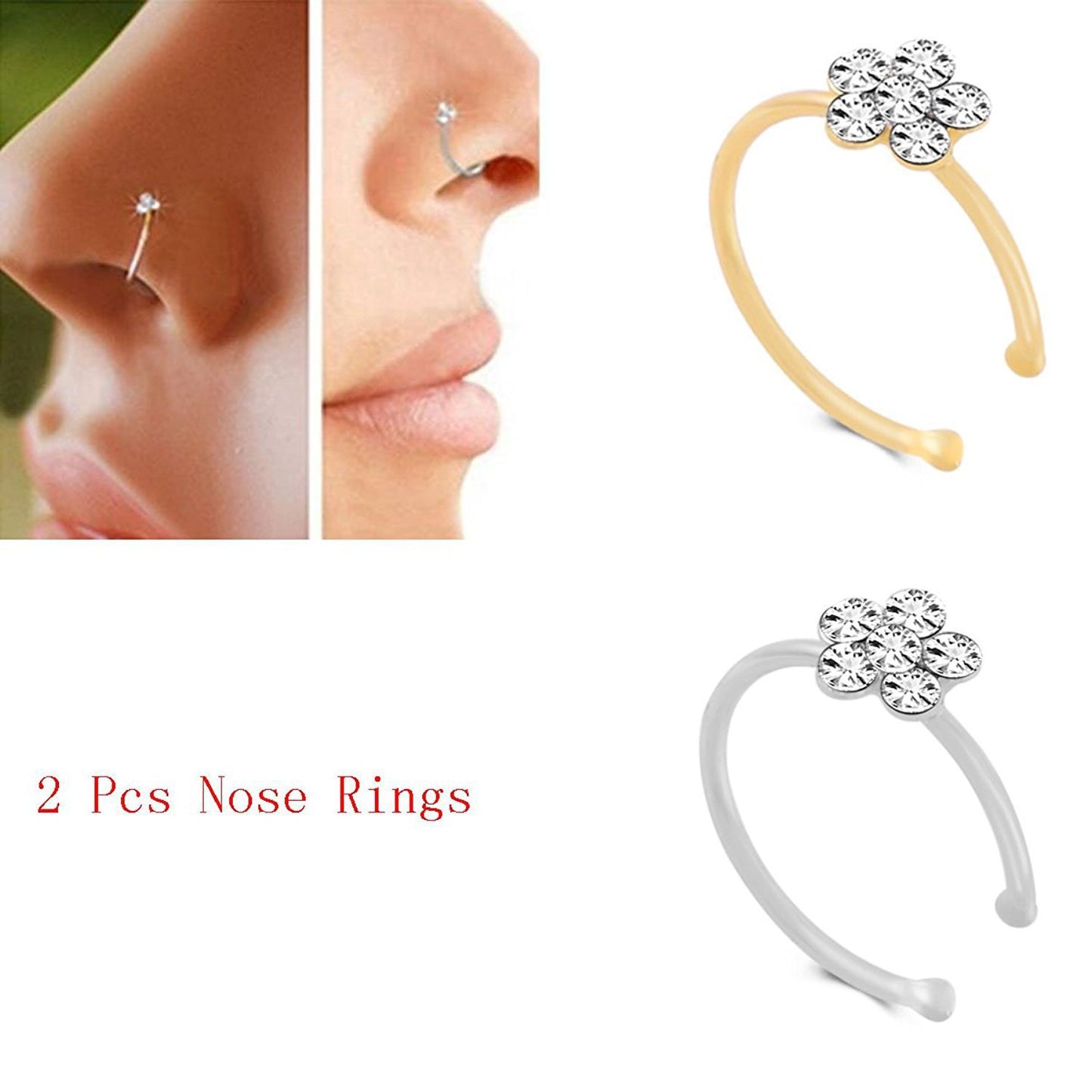 Rhinestone Nose Ring