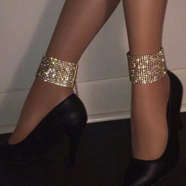 Sexy Nightclub Flash Diamond Anklet