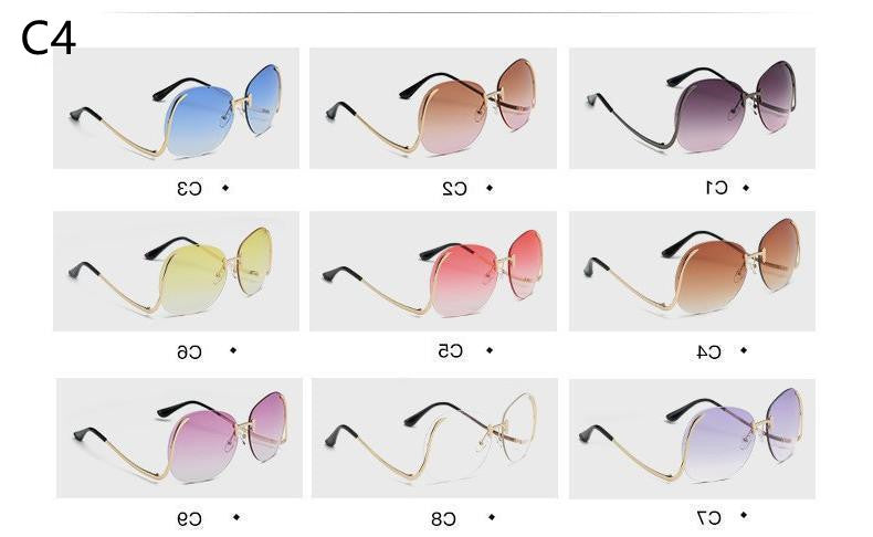 Ladies Round Sunglasse Glasses Women