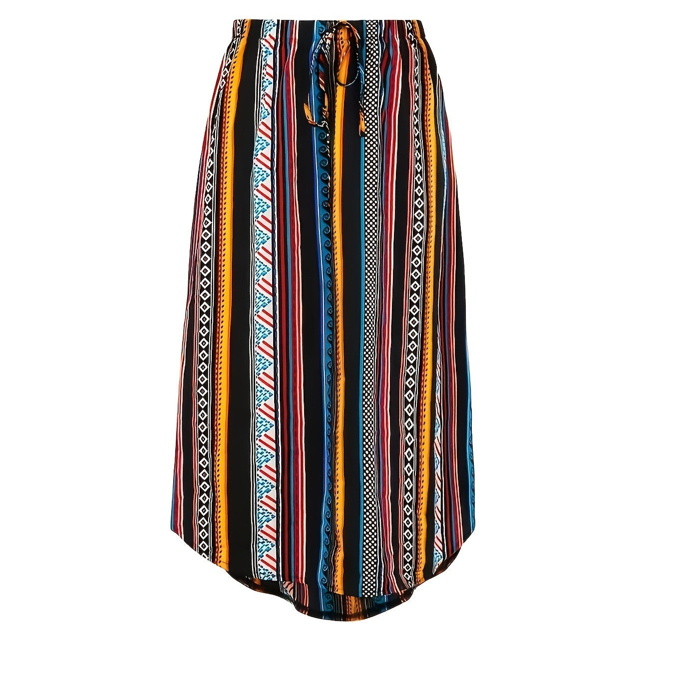 National Fashion Casual Striped Skirt